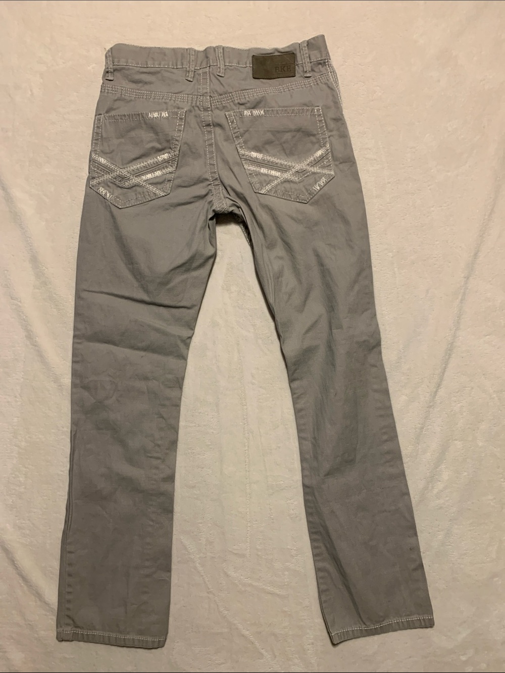 BKE Casuals Jake Straightโ Leg Jeans Mens 30x32 gray pants jeans